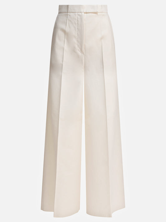 Leisure trousers Solid colour  White - Max Mara Women | PLP | VIETTI Online Store 
