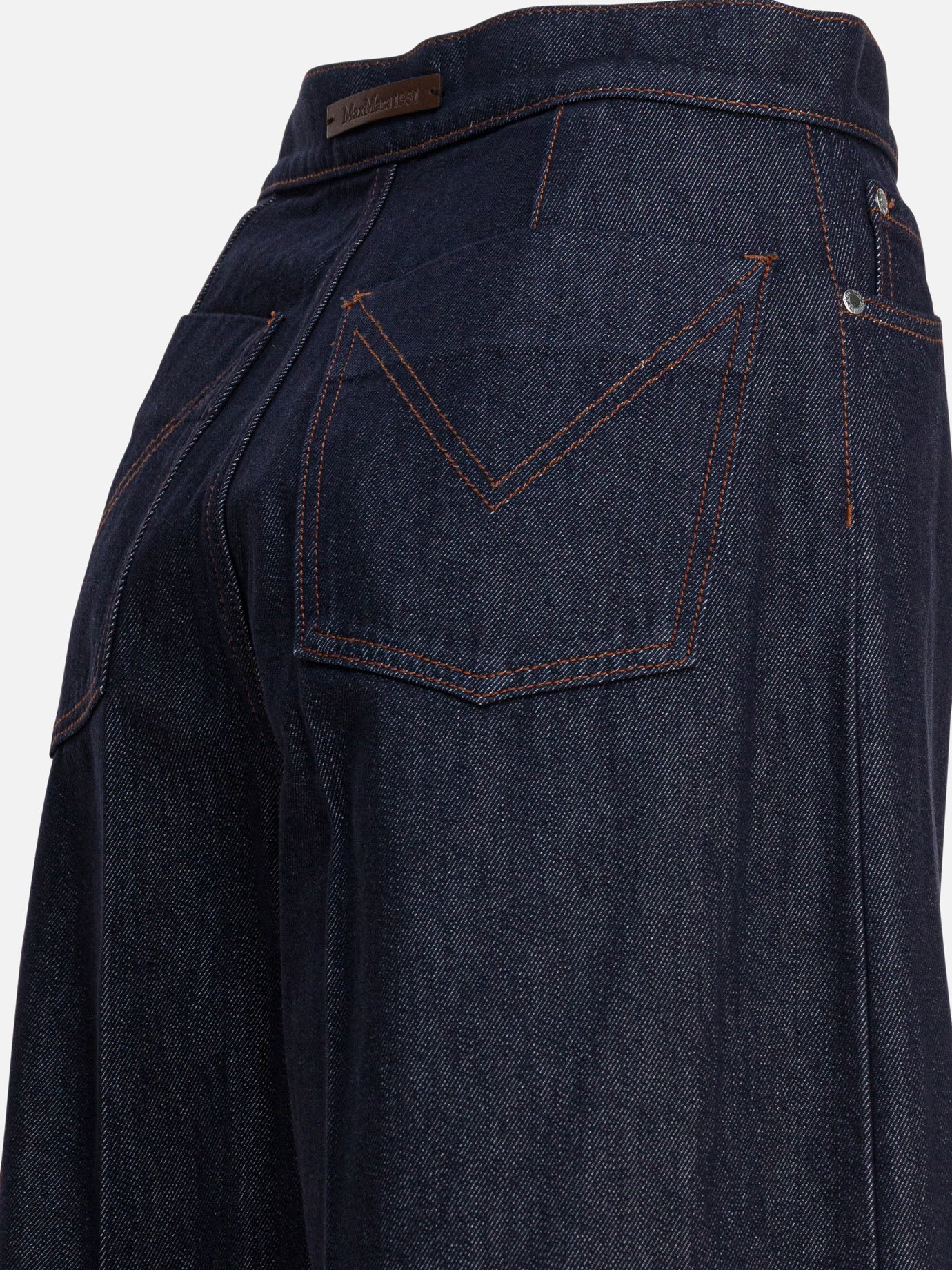 Wide-leg jeans Solid colour  Blue - Max Mara Women | PDP | VIETTI Online Store | Zoom-Modal_4
