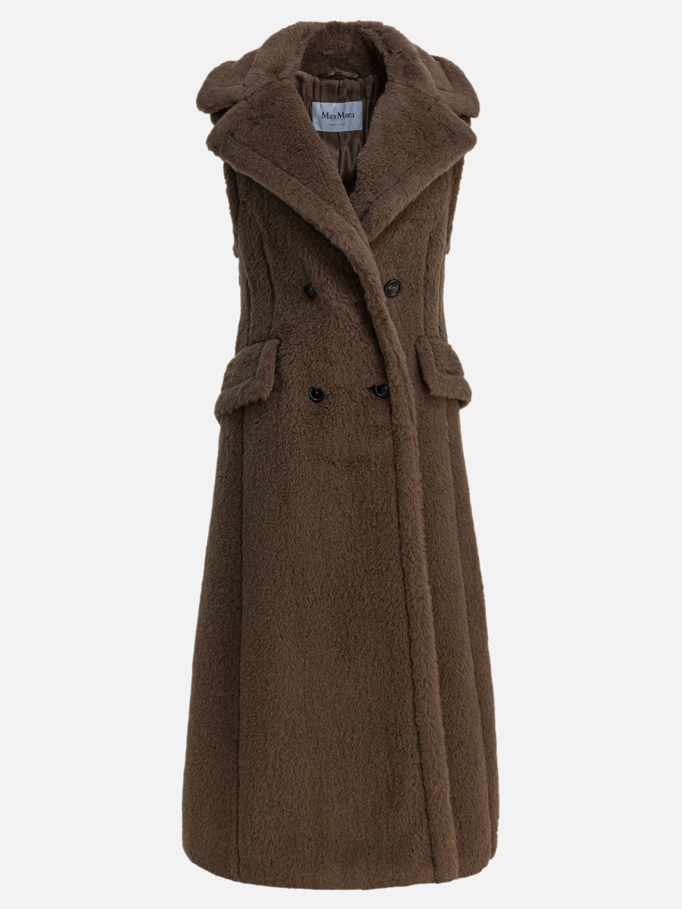 Vest jackets Solid colour  Brown - Max Mara Women | PDP | VIETTI Online Store | thumbnail