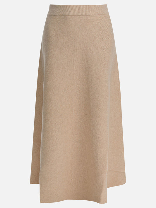 Long skirts Solid colour  Beige - Max Mara Women | PDP | VIETTI Online Store 
