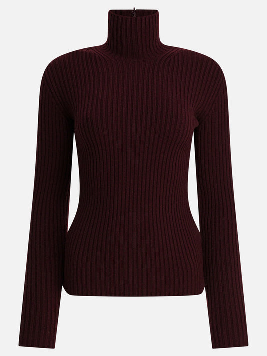 Turtleneck sweaters Solid colour  Bordeaux - Max Mara Women | PDP | VIETTI Online Store 
