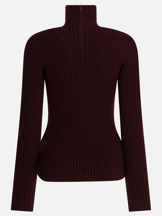 Turtleneck sweaters Solid colour  Bordeaux - Max Mara Women | PDP | VIETTI Online Store | 2

