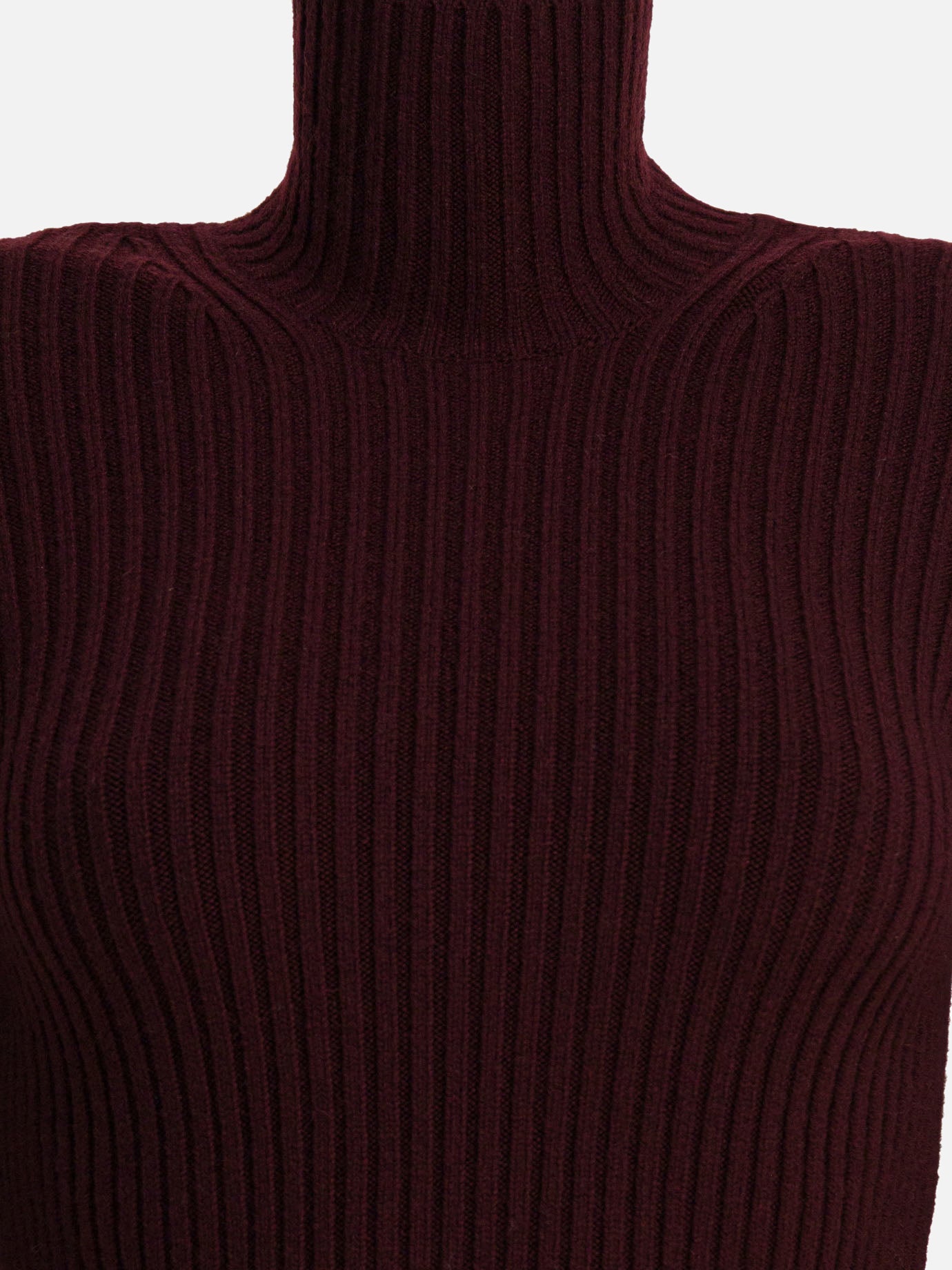Turtleneck sweaters Solid colour  Bordeaux - Max Mara Women | PDP | VIETTI Online Store | Zoom-Modal_3

