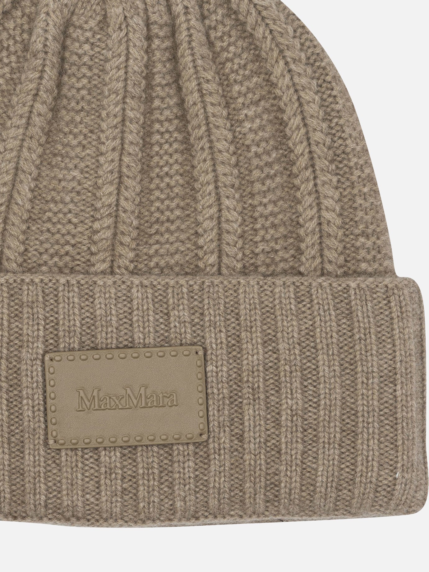 Beanies Logo  Beige - Max Mara Women | PDP | VIETTI Online Store | Zoom-Modal_3
