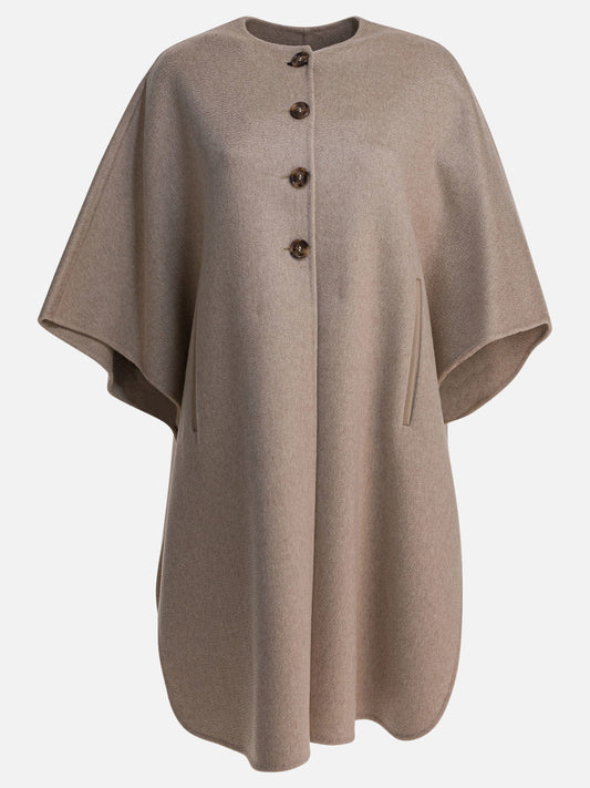 Capes Solid colour  Beige - Max Mara Women | PLP | VIETTI Online Store 
