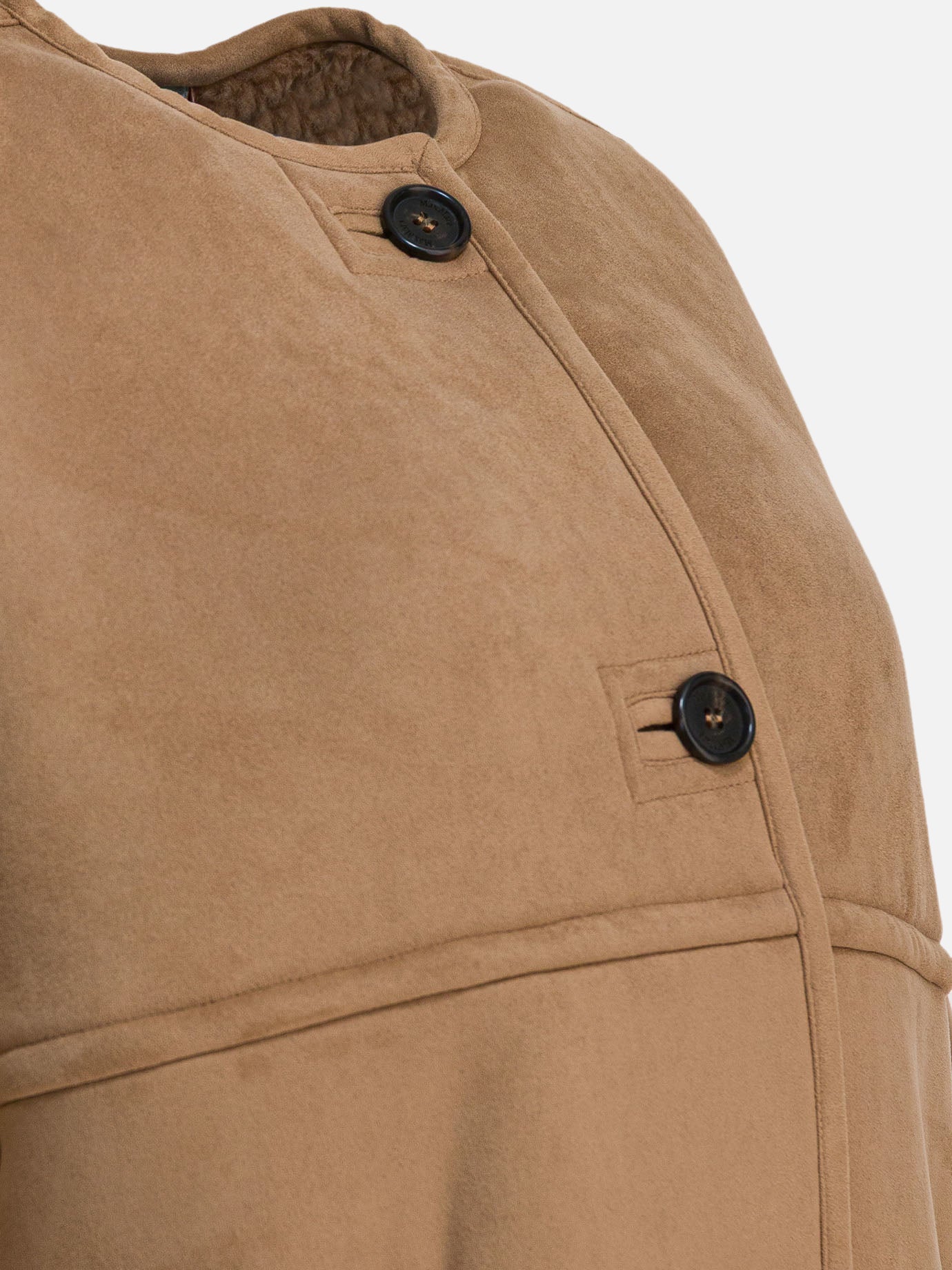 Short coats Solid colour  Brown - Max Mara Women | PDP | VIETTI Online Store | thumbnail_4