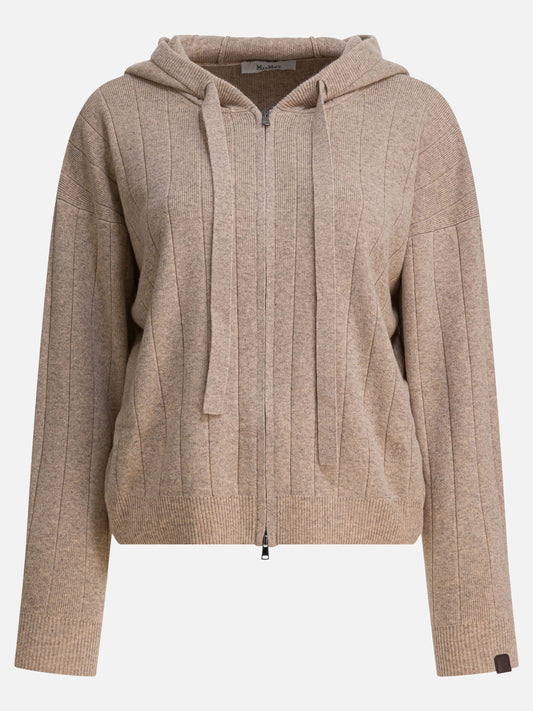 Zipped sweaters Solid colour  Beige - Max Mara Pure Women | PDP | VIETTI Online Store 

