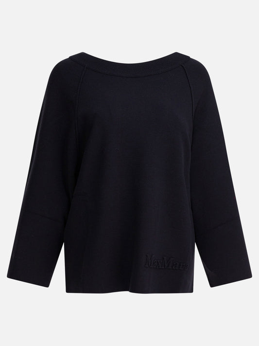 Crewneck sweaters Solid colour  Blue - Max Mara Pure Women | PLP | VIETTI Online Store 
