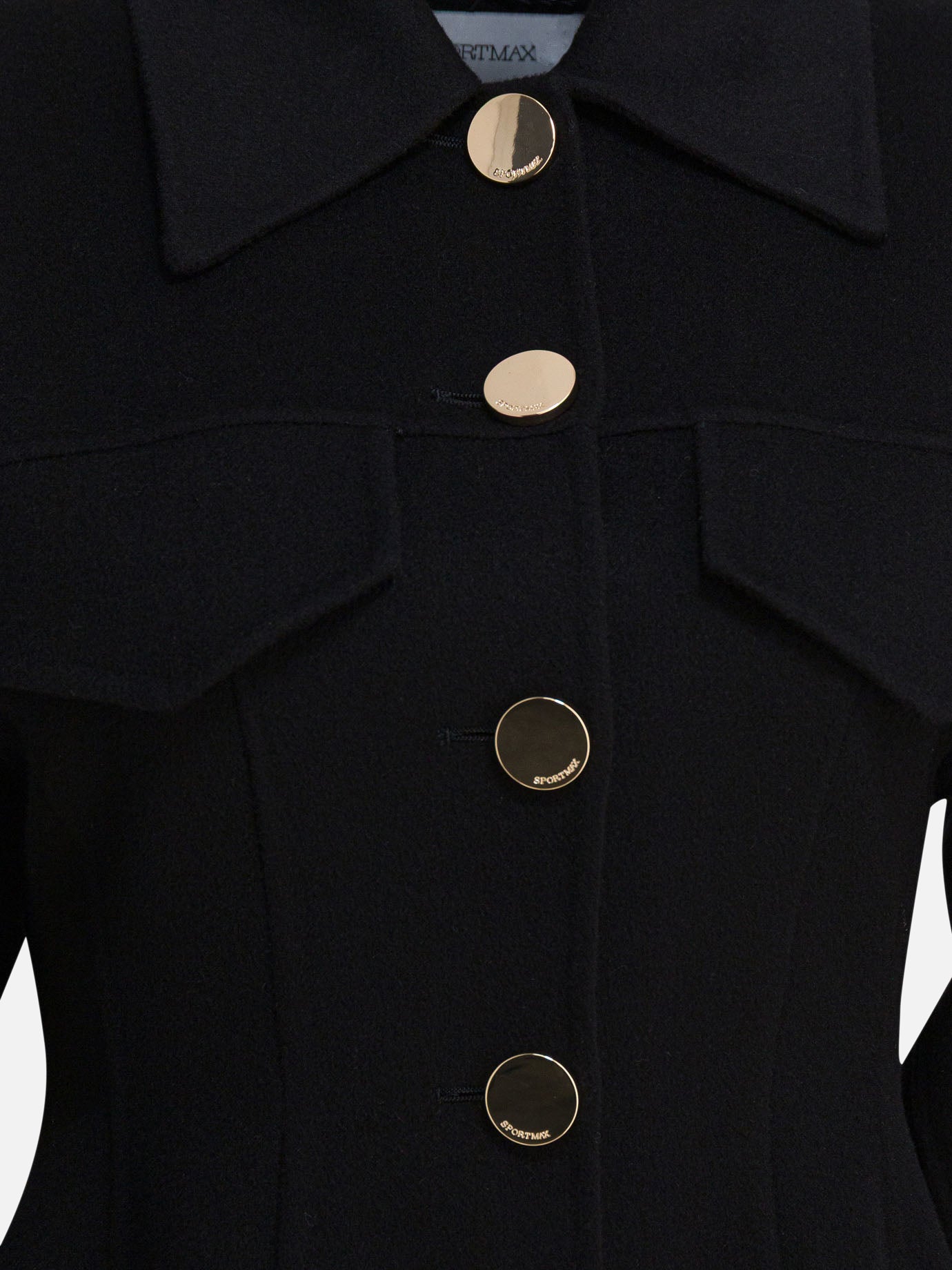 Short coats Solid colour  Black - Max Mara Sportmax Women | PDP | VIETTI Online Store | Zoom-Modal_3
