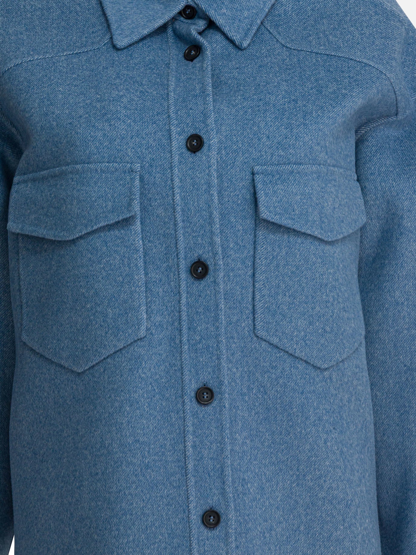 Overshirt jackets Solid colour  Light blue - Max Mara Sportmax Women | PDP | VIETTI Online Store | Zoom-Modal_3
