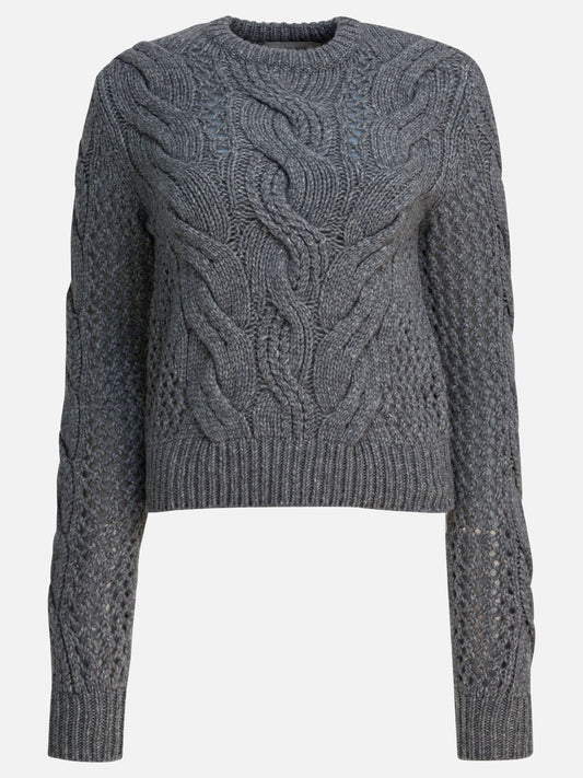 Crewneck sweaters Solid colour  Grey - Max Mara Sportmax Women | PLP | VIETTI Online Store 

