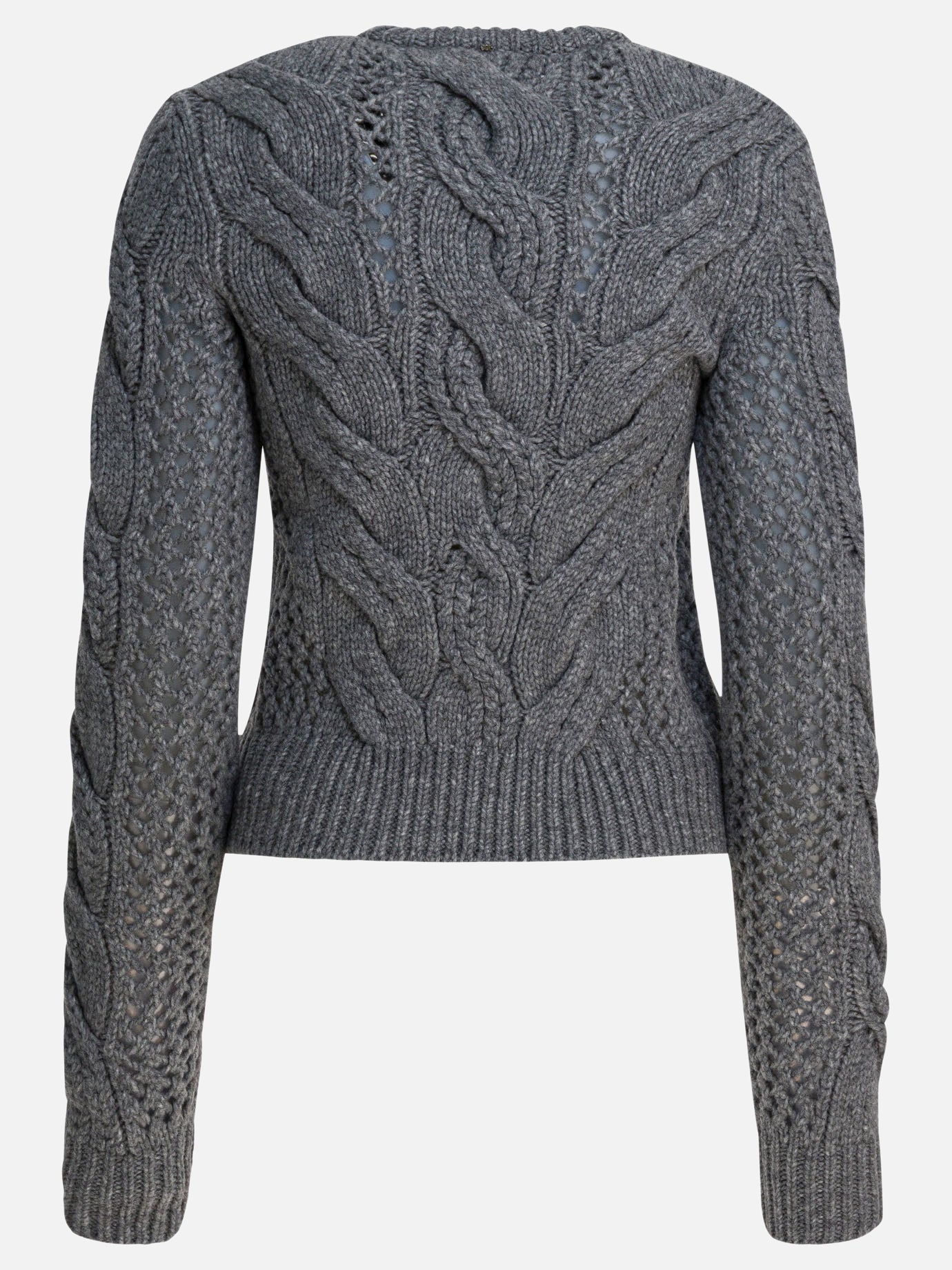 Crewneck sweaters Solid colour  Grey - Max Mara Sportmax Women | PDP | VIETTI Online Store | thumbnail_2