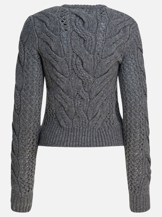 Crewneck sweaters Solid colour  Grey - Max Mara Sportmax Women | PLP | VIETTI Online Store | 2
