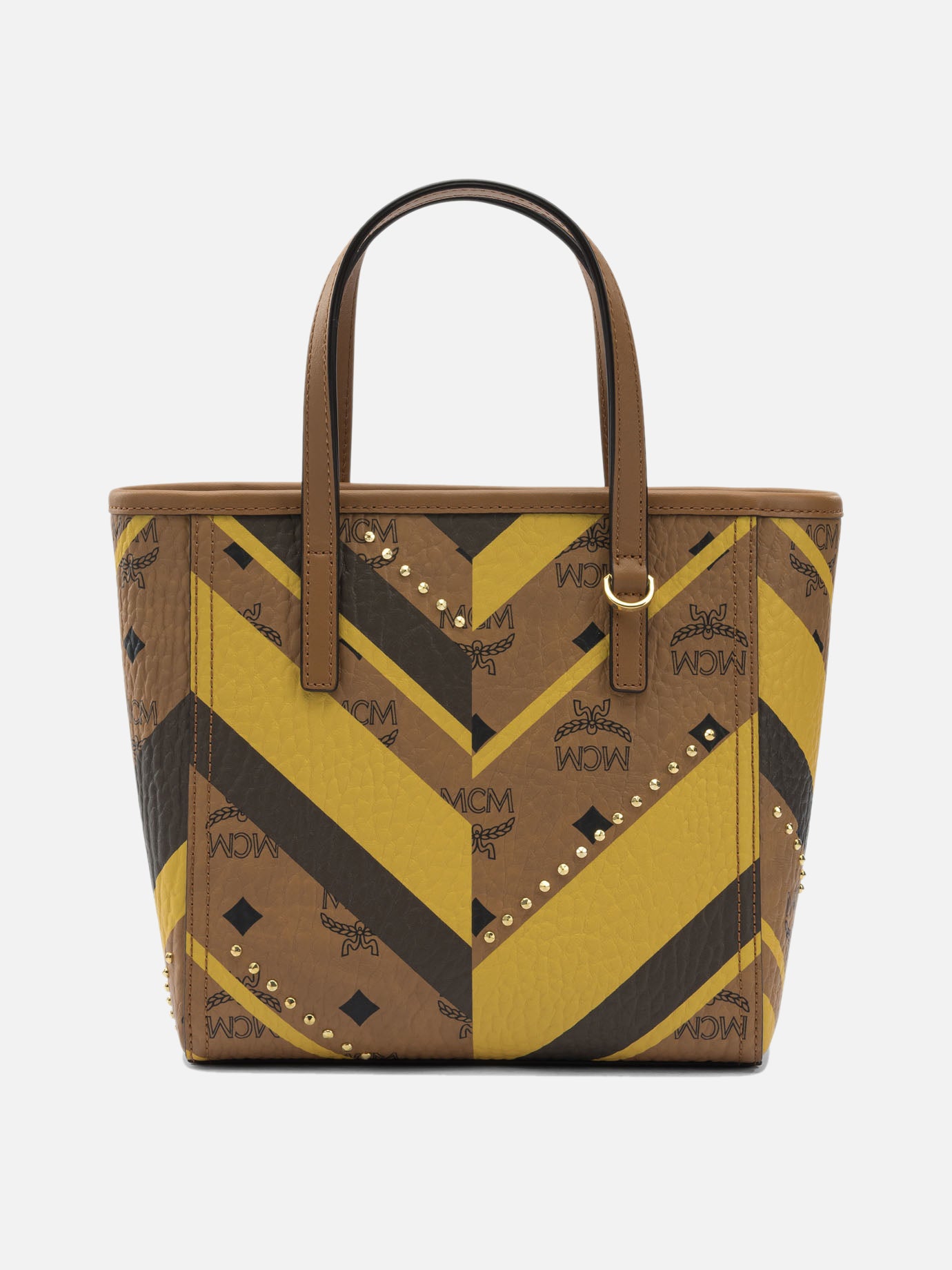 Small bags 60% polyurethane 30% polyester 10% cotton  Brown - Mcm Women | PDP | VIETTI Online Store | thumbnail
