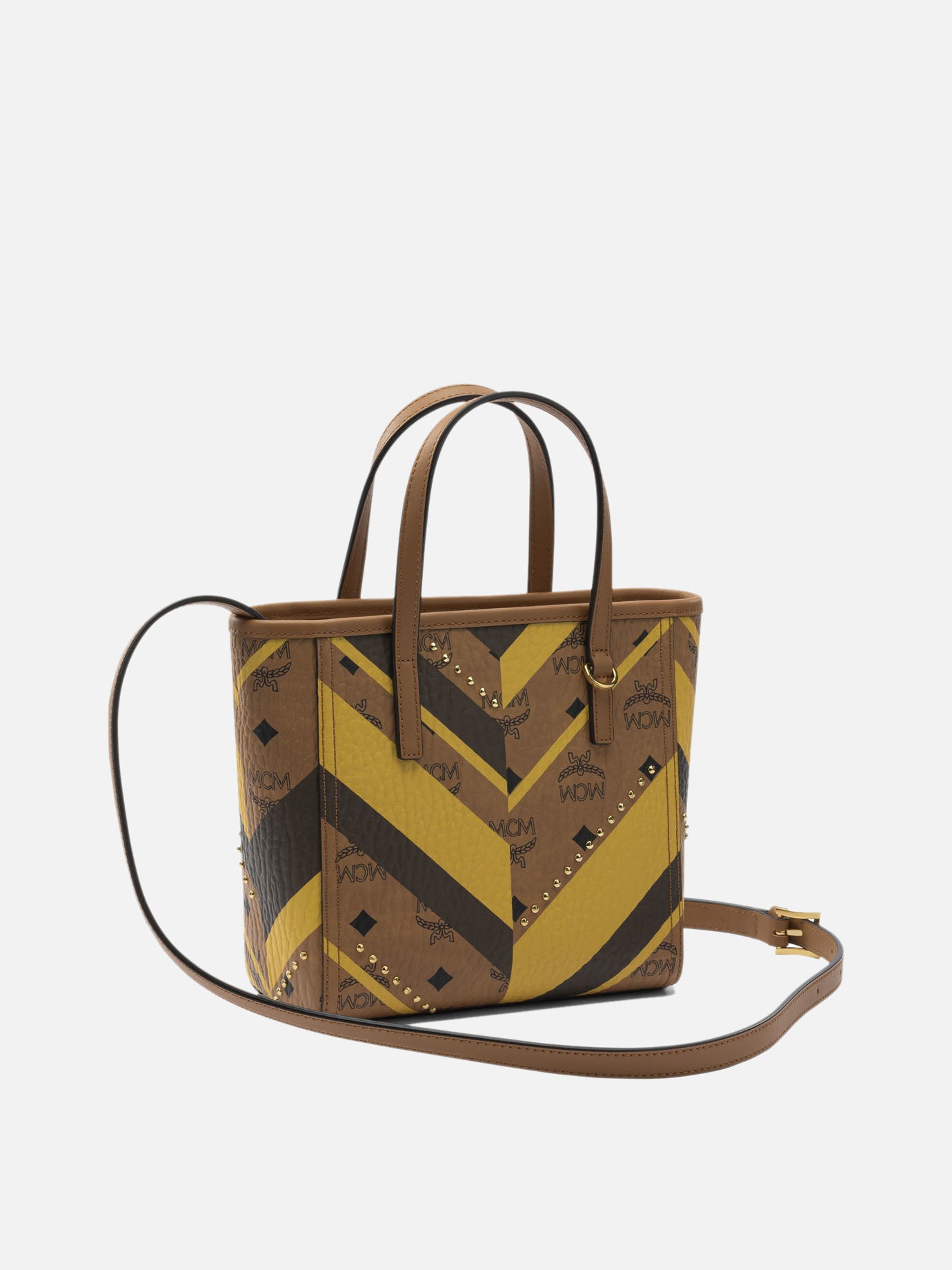 Small bags 60% polyurethane 30% polyester 10% cotton  Brown - Mcm Women | PDP | VIETTI Online Store | thumbnail_2