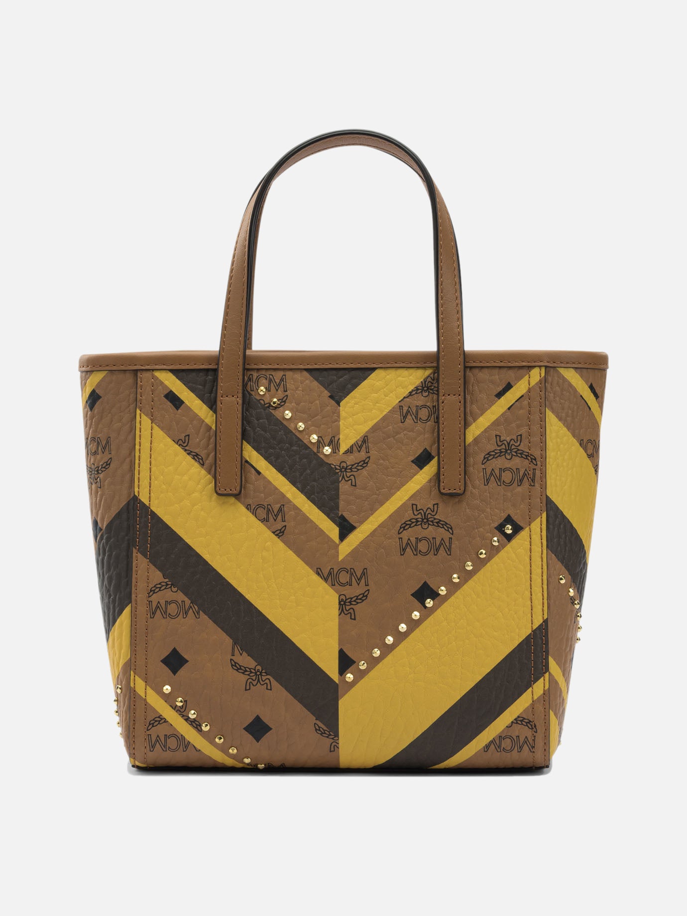 Small bags 60% polyurethane 30% polyester 10% cotton  Brown - Mcm Women | PDP | VIETTI Online Store | thumbnail_3