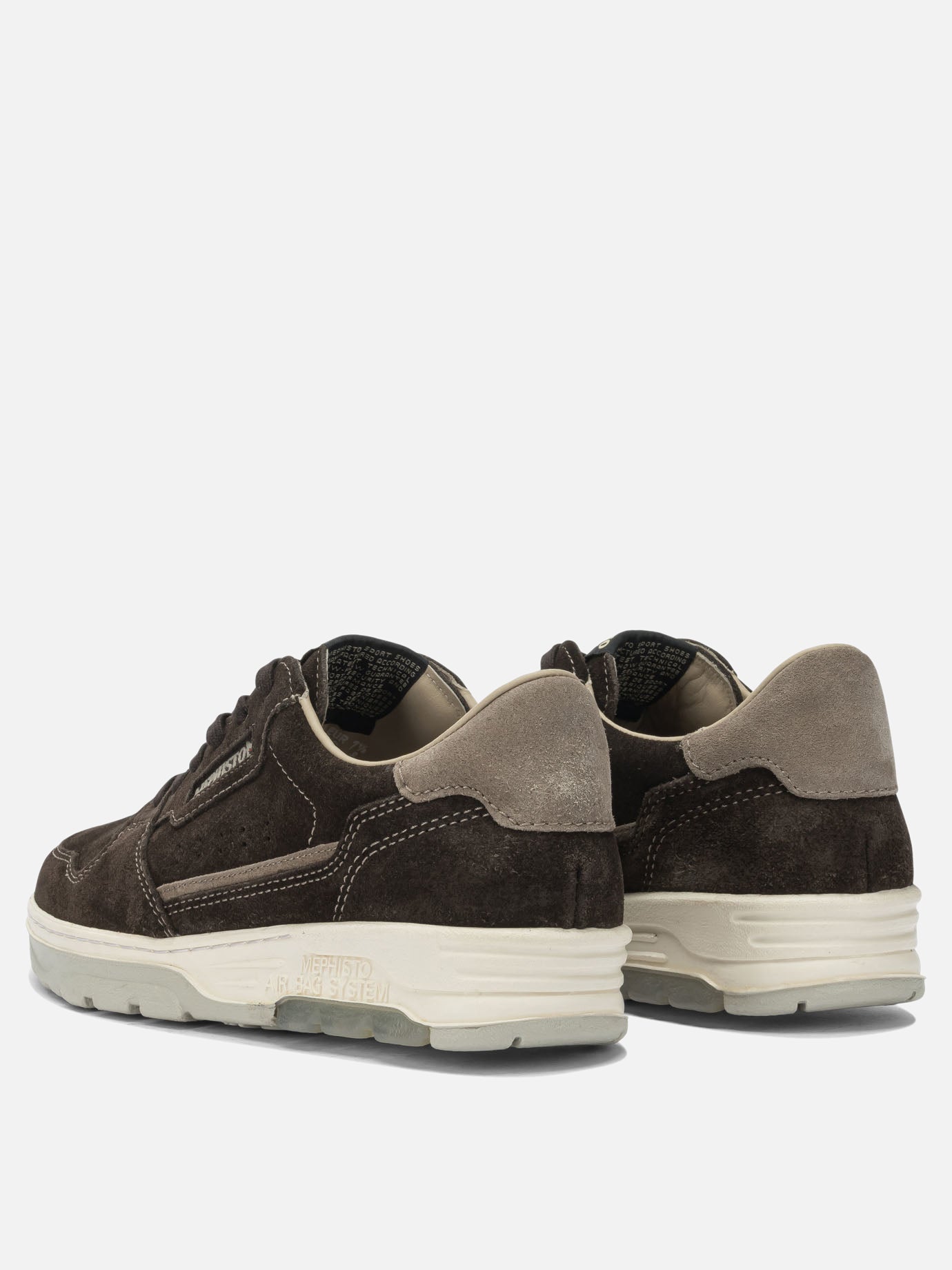 Low top sneakers 100% leather - 100% rubber  Brown - Mephisto Men | PDP | VIETTI Online Store | Zoom-Modal_4
