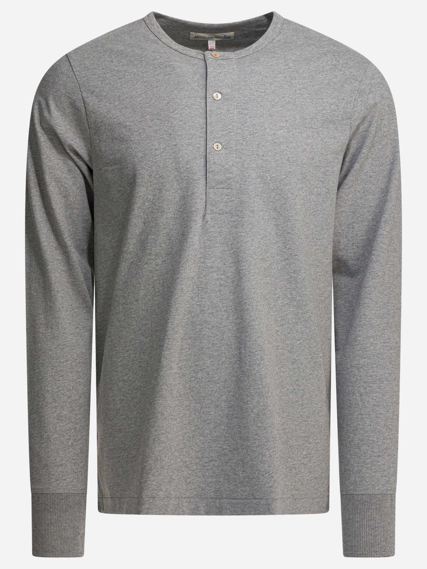 Henley t-shirts Solid colour  Grey - Merz b. Schwanen Men | PDP | VIETTI Online Store | Zoom-Modal
