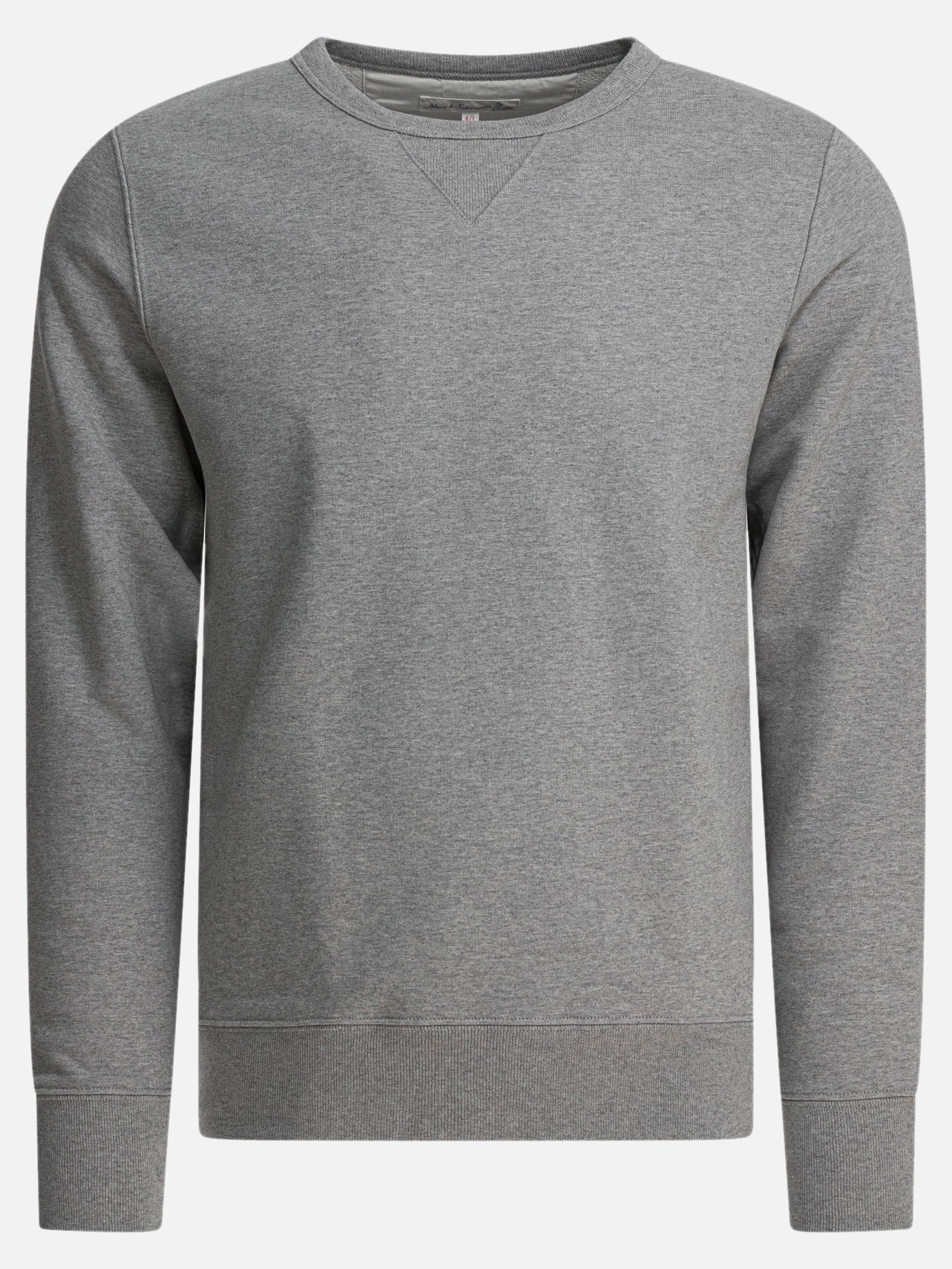 Crewnecks Solid colour  Grey - Merz b. Schwanen Men | PDP | VIETTI Online Store | Zoom-Modal
