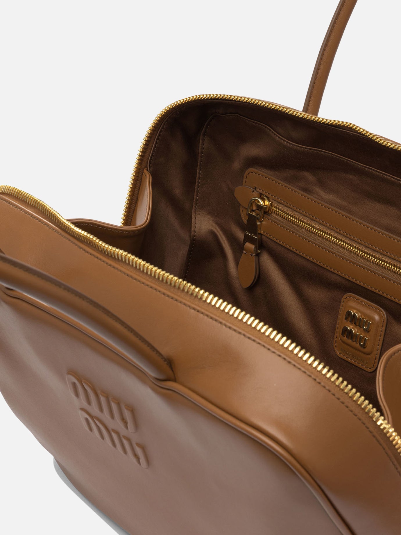 Medium bags Solid colour  Brown - Miu Miu Women | PDP | VIETTI Online Store | thumbnail_5