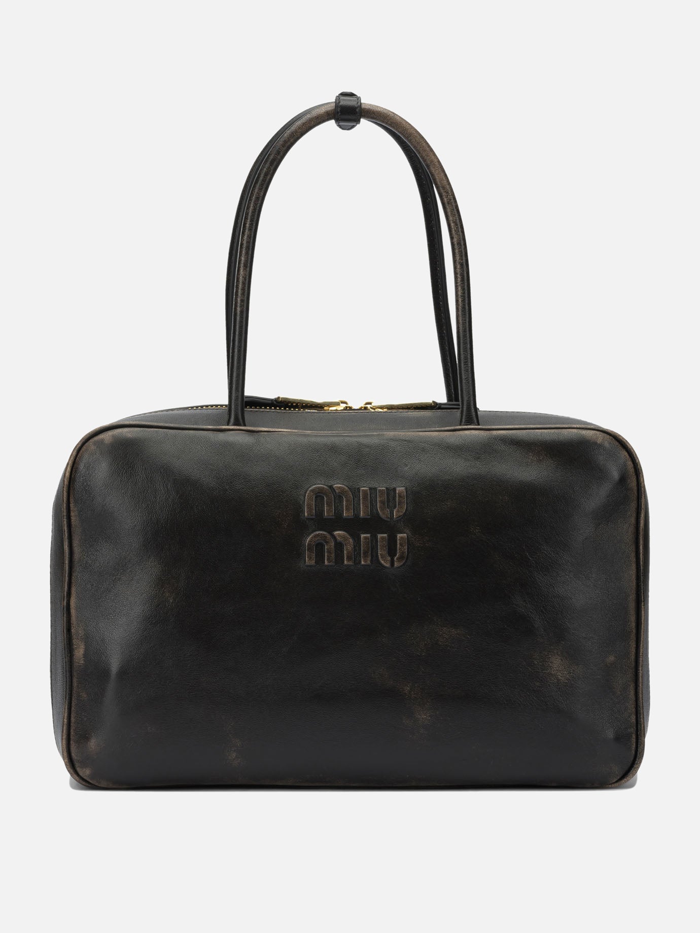 Medium bags Logo  Brown - Miu Miu Women | PDP | VIETTI Online Store | Zoom-Modal

