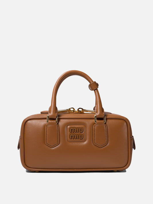 Small bags 100% calf leather  Brown - Miu Miu Women | PDP | VIETTI Online Store 
