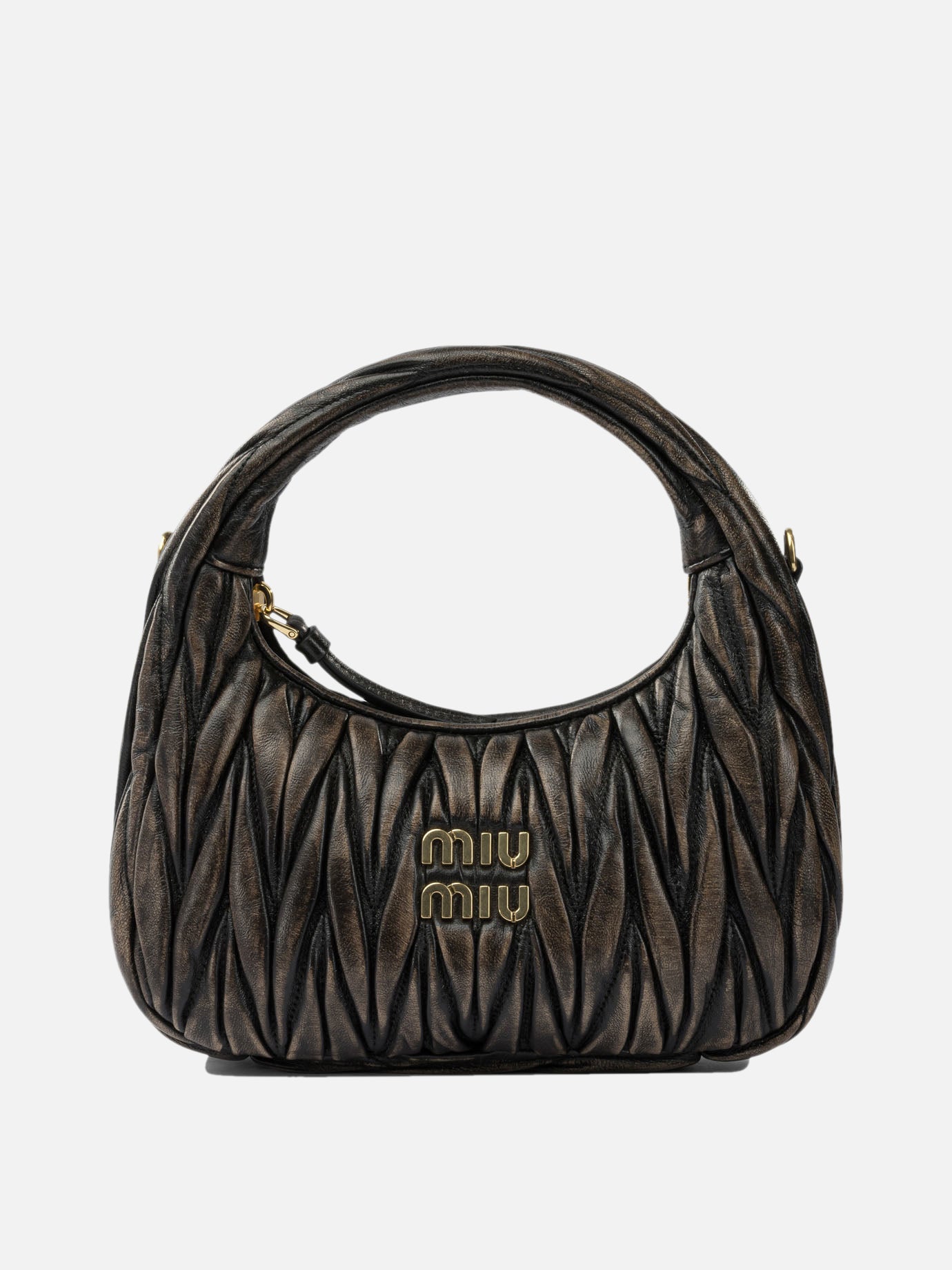Mini bags 100% lamb leather  Brown - Miu Miu Women | PDP | VIETTI Online Store | Zoom-Modal
