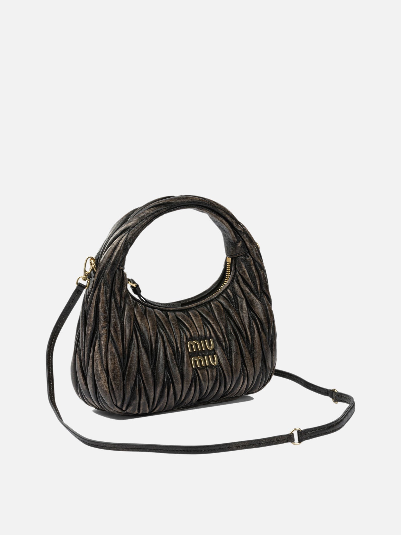 Mini bags 100% lamb leather  Brown - Miu Miu Women | PDP | VIETTI Online Store | Zoom-Modal_2
