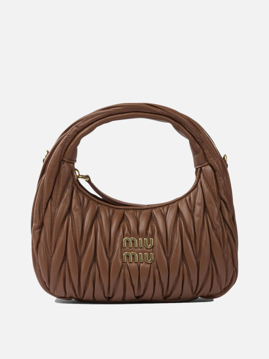 Small bags Logo  Brown - Miu Miu Women | PDP | VIETTI Online Store 
