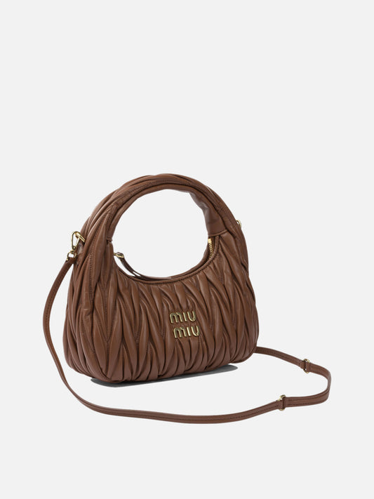 Small bags Logo  Brown - Miu Miu Women | PDP | VIETTI Online Store | 2
