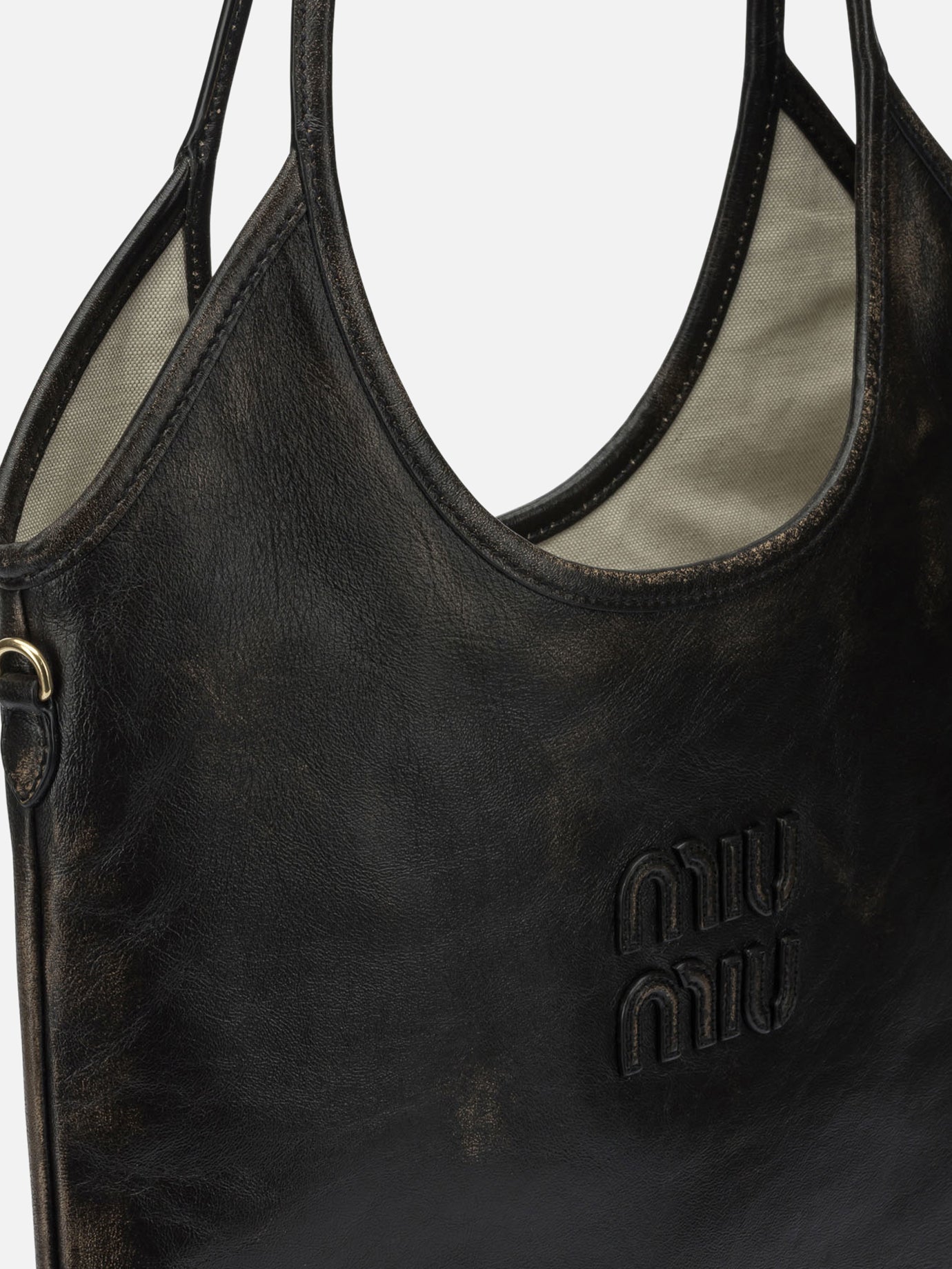 Medium bags Logo  Brown - Miu Miu Women | PDP | VIETTI Online Store | Zoom-Modal_4
