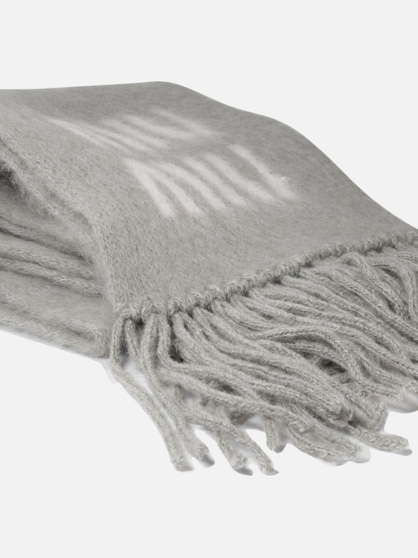 Fringed scarves 5FS062  Grey - Miu Miu Women | PDP | VIETTI Online Store | thumbnail_2