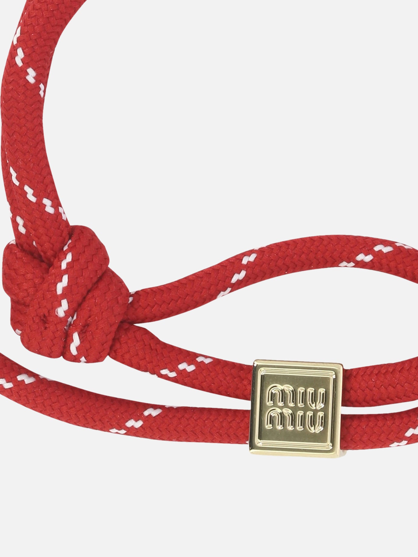 Miu Miu Rope bracelet Red