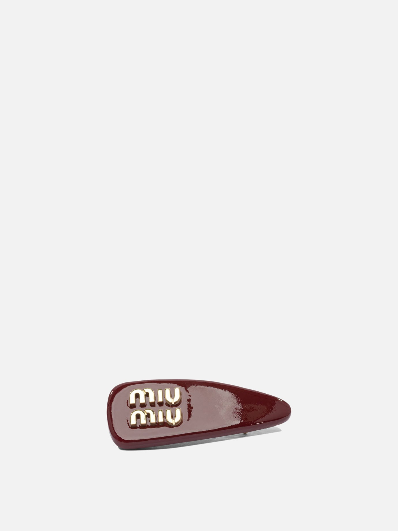 Hair clips Logo  Red - Miu Miu Women | PDP | VIETTI Online Store | Zoom-Modal
