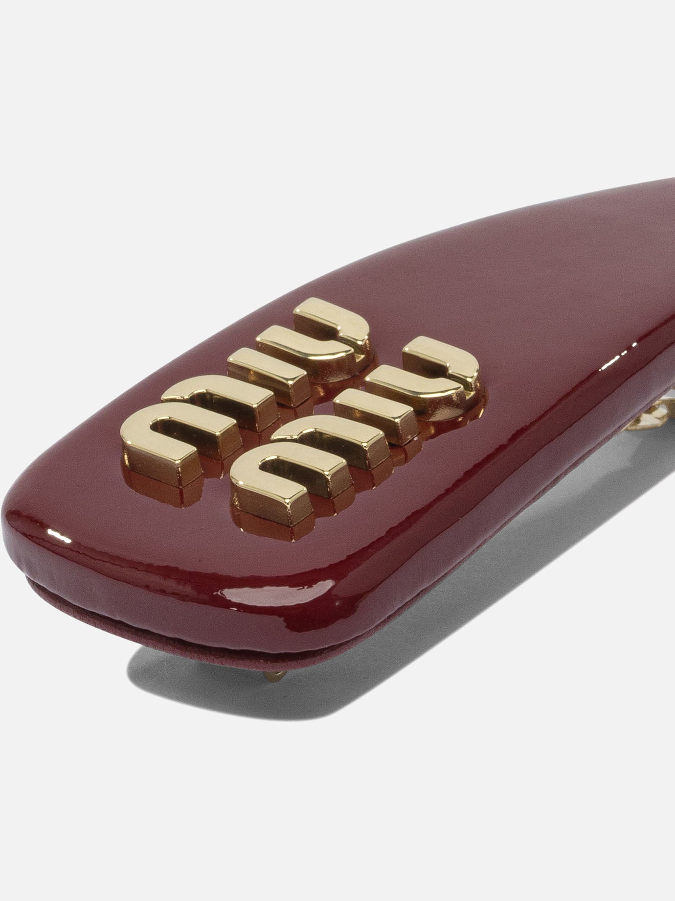 Hair clips Logo  Red - Miu Miu Women | PDP | VIETTI Online Store | Zoom-Modal_2
