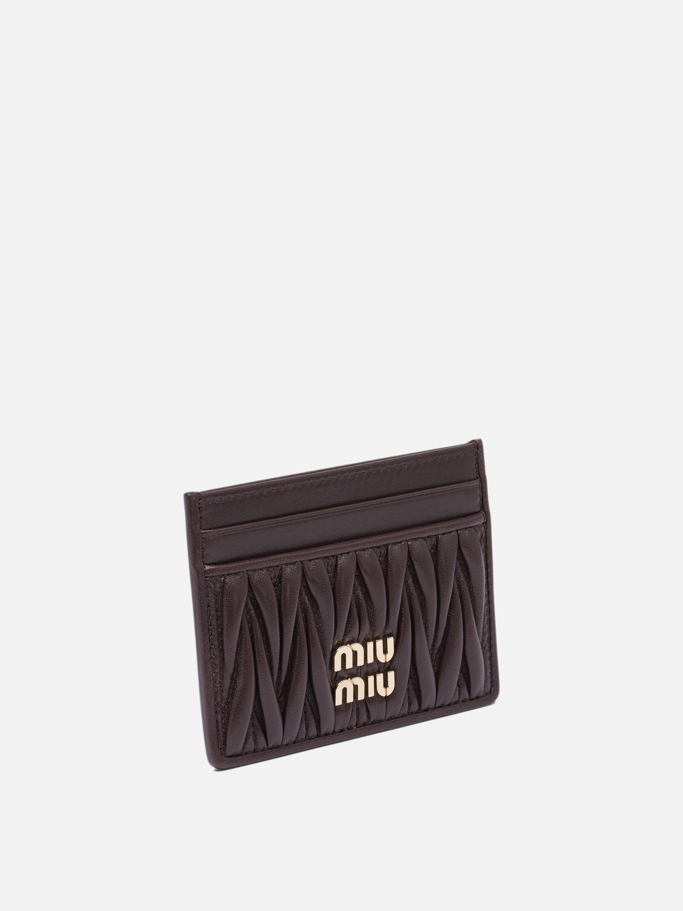 Card holders Logo  Brown - Miu Miu Women | PDP | VIETTI Online Store | thumbnail_2