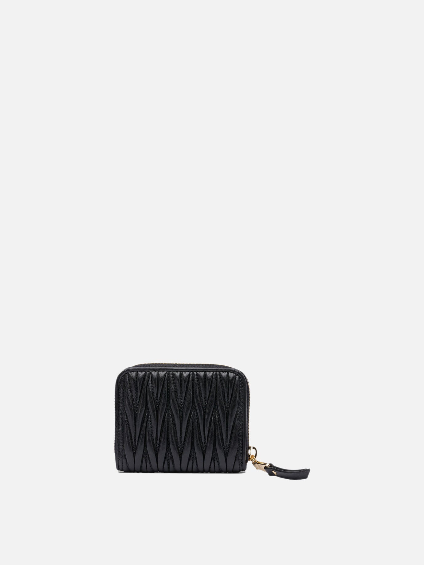 Miu Miu Matelassé nappa leather coin purse 10351759_UNI Black thumbnail_3