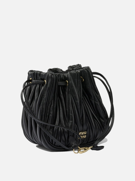 Mini bags 100% lamb leather  Black - Miu Miu Women | PDP | VIETTI Online Store | 2
