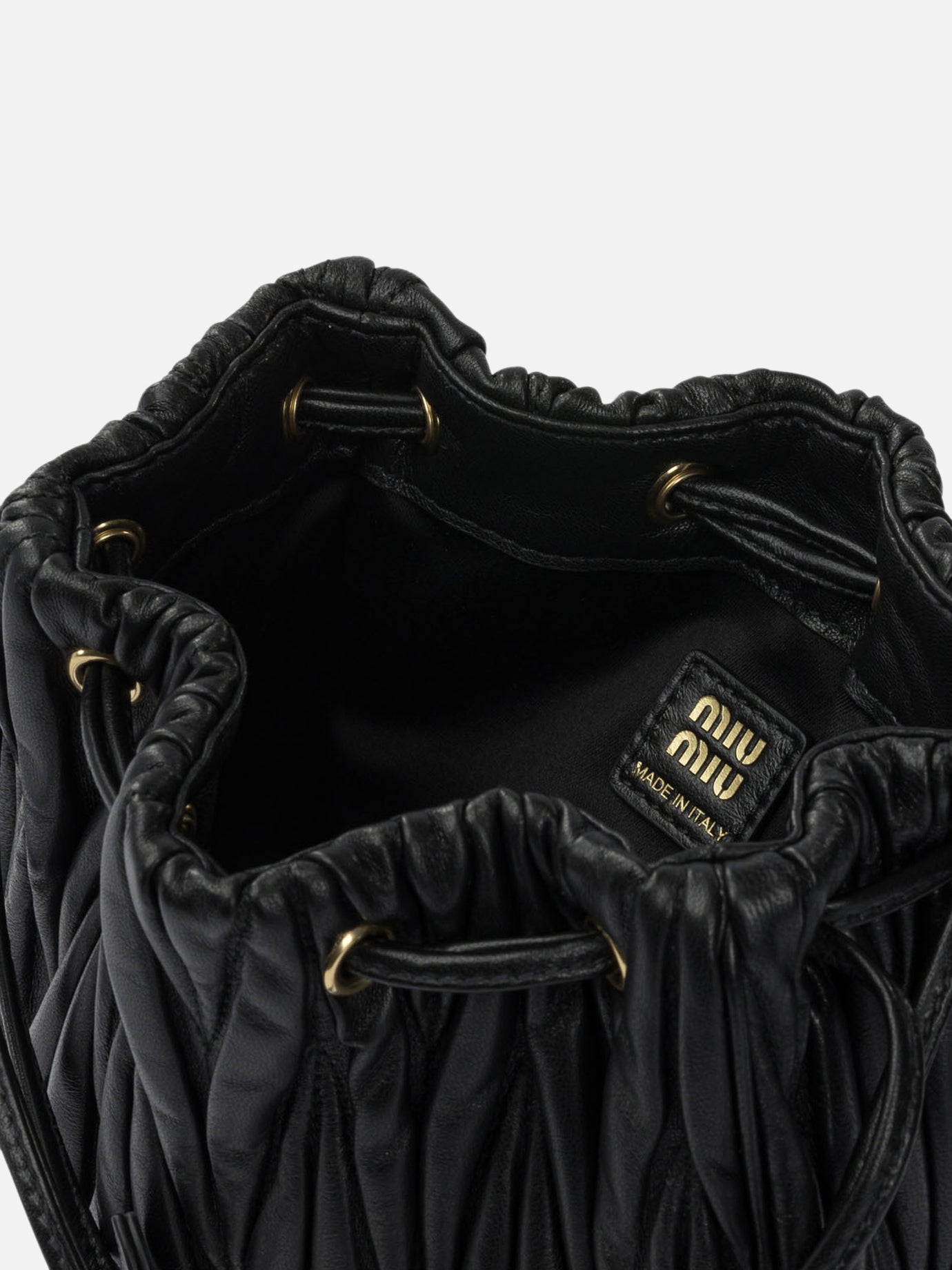Mini bags 100% lamb leather  Black - Miu Miu Women | PDP | VIETTI Online Store | Zoom-Modal_5
