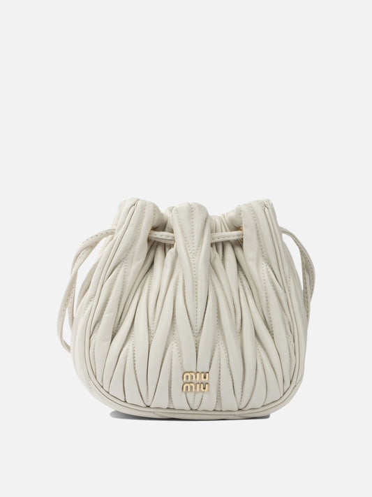 Mini bags 100% lamb leather  White - Miu Miu Women | PDP | VIETTI Online Store 
