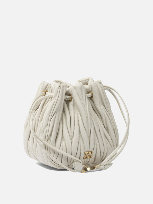 Mini bags 100% lamb leather  White - Miu Miu Women | PDP | VIETTI Online Store | 2
