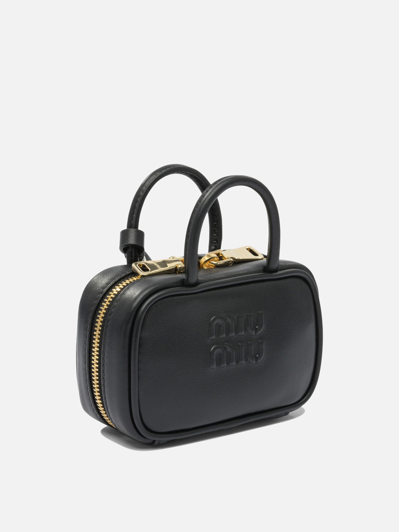 Charms 100% calf leather  Black - Miu Miu Women | PDP | VIETTI Online Store | thumbnail_2