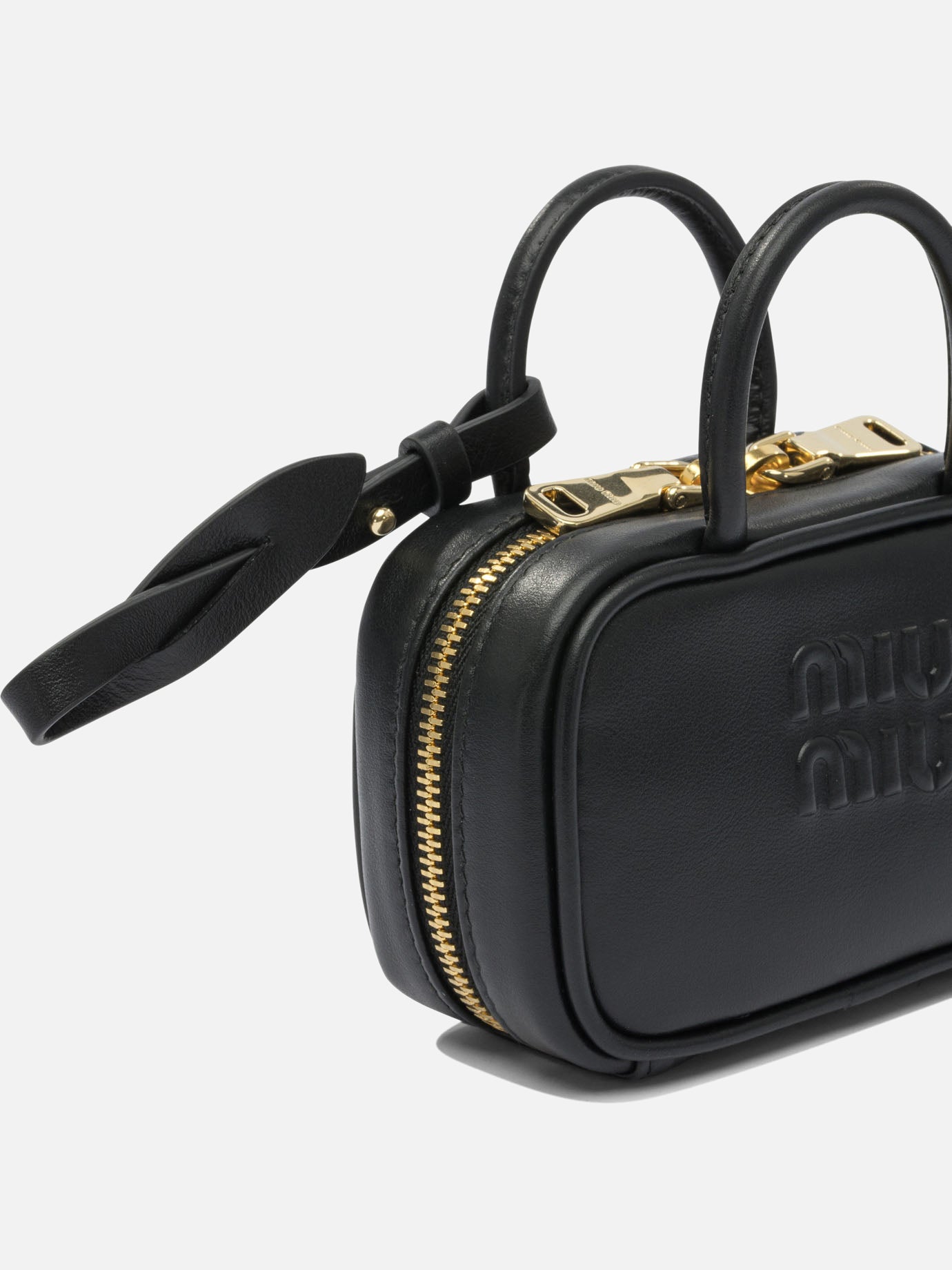 Charms 100% calf leather  Black - Miu Miu Women | PDP | VIETTI Online Store | Zoom-Modal_4
