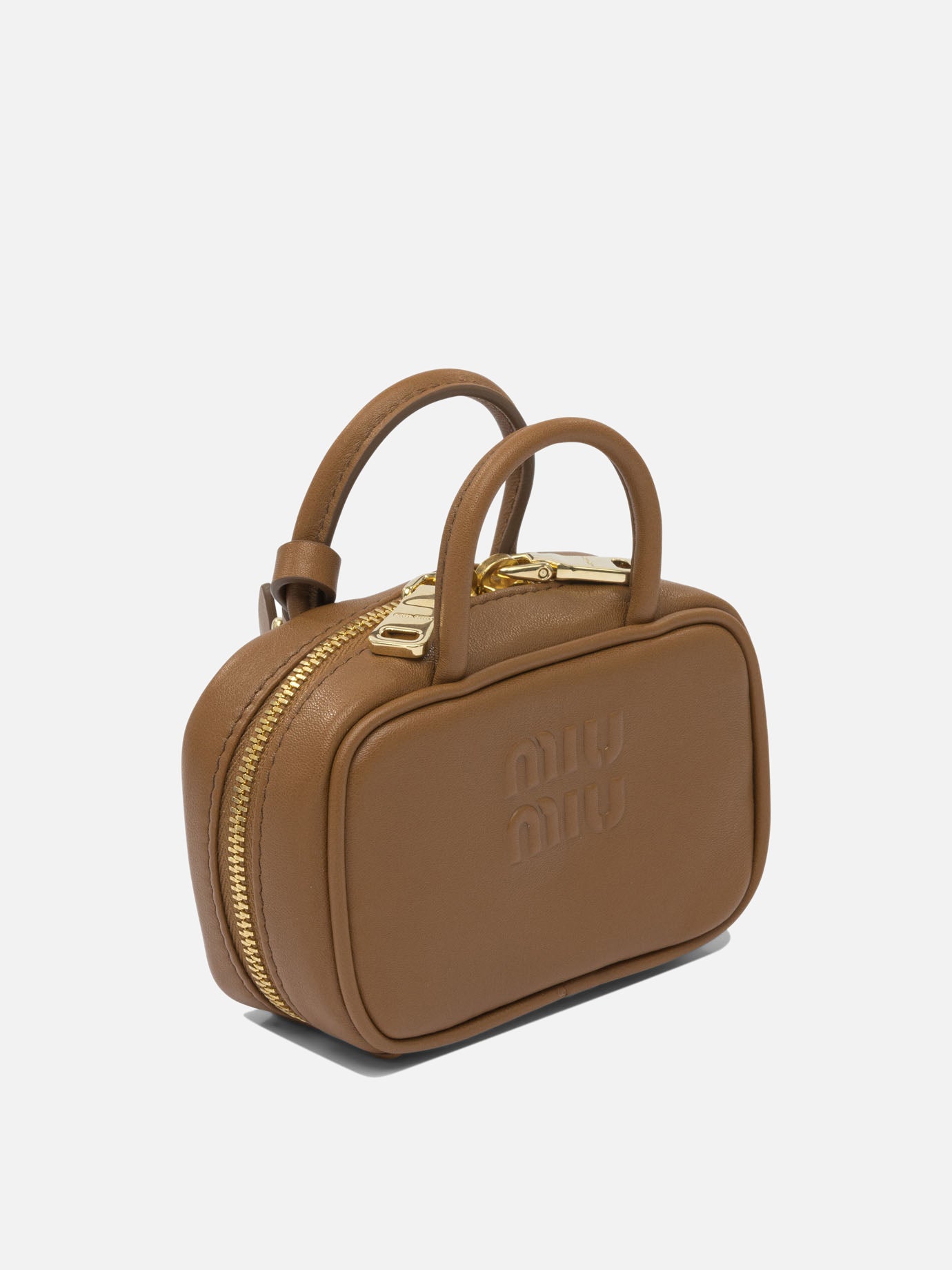 Charms 100% calf leather  Brown - Miu Miu Women | PDP | VIETTI Online Store | thumbnail_2