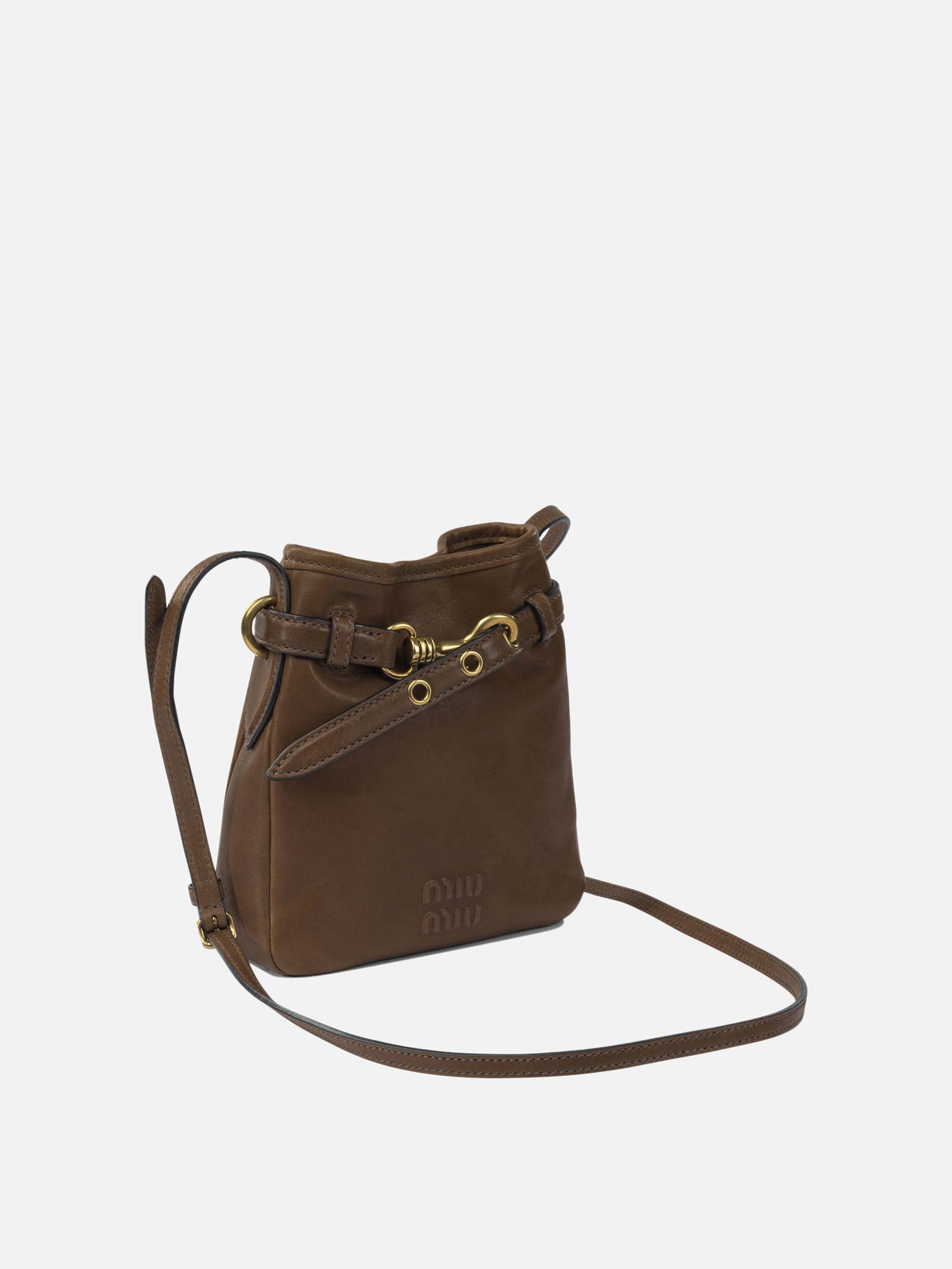 Small bags 100% lamb leather  Brown - Miu Miu Women | PDP | VIETTI Online Store | thumbnail_2