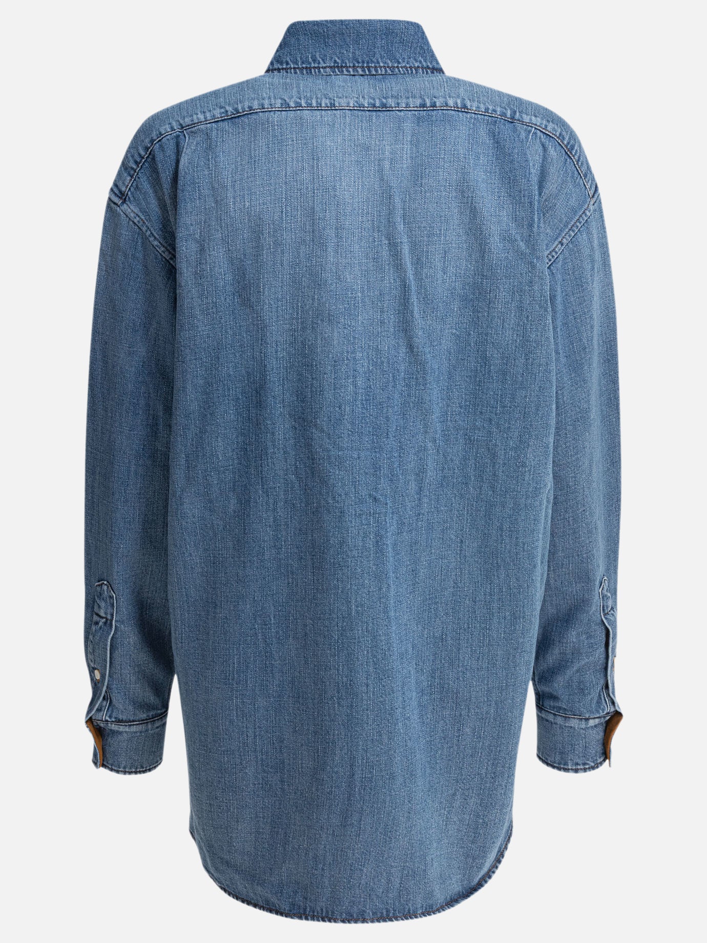 Casual shirts Logo  Light blue - Miu Miu Women | PDP | VIETTI Online Store | thumbnail_2