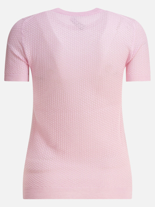 Crewneck sweaters Logo  Pink - Miu Miu Women | PDP | VIETTI Online Store | 2
