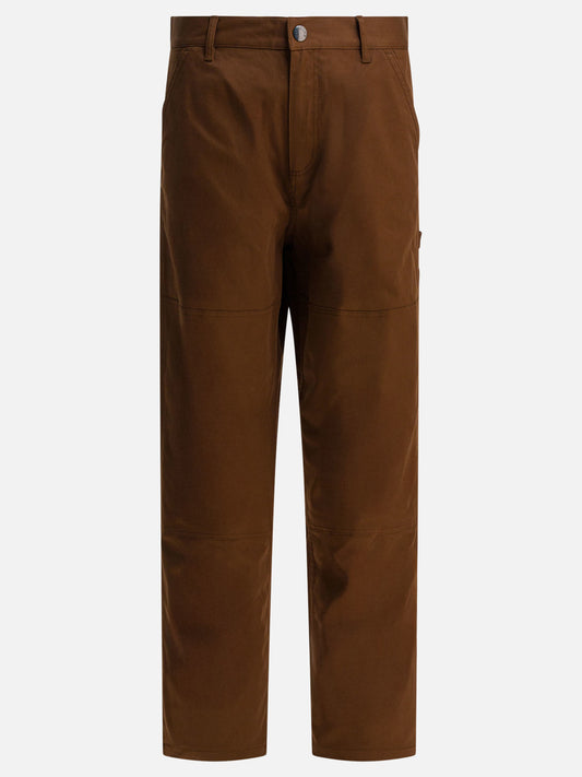 Cargo & parachute trousers Solid colour  Brown - Moncler Men | VIETTI Online Store 
