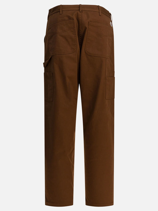 Cargo & parachute trousers Solid colour  Brown - Moncler Men | VIETTI Online Store | 2
