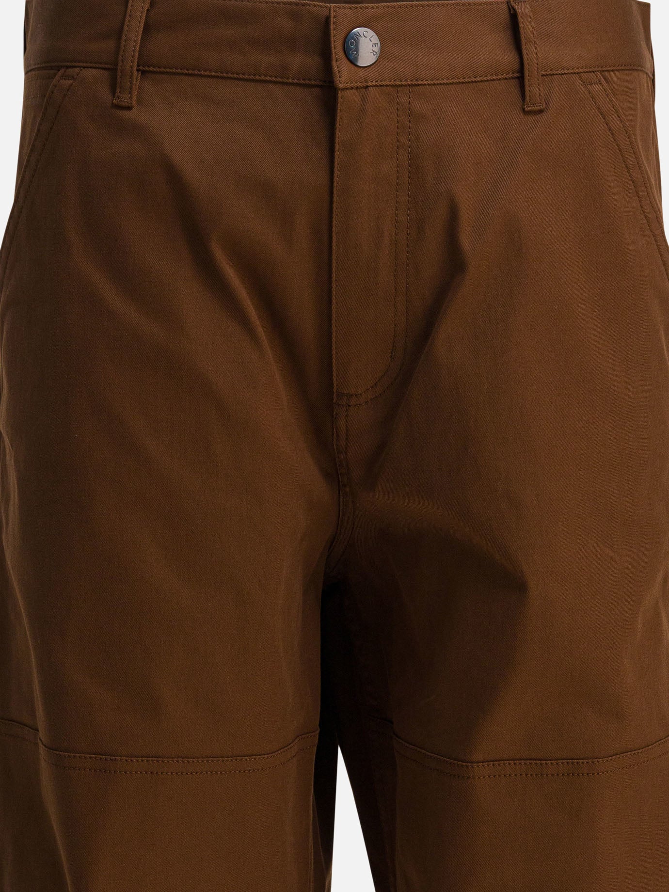 Cargo & parachute trousers Solid colour  Brown - Moncler Men | PDP | VIETTI Online Store | thumbnail_3